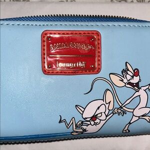 Loungefly Animaniacs Light Blue Wallet with Cartoon Characters